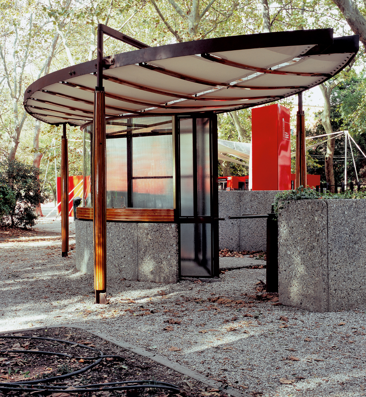 The Biennale ticket booth, Venice 1951-52
