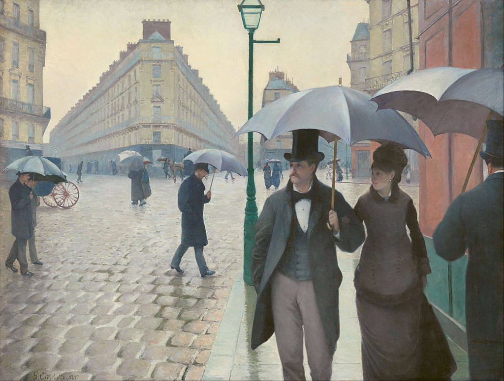 Paris Street; Rainy Day (1877) Gustave Caillebotte