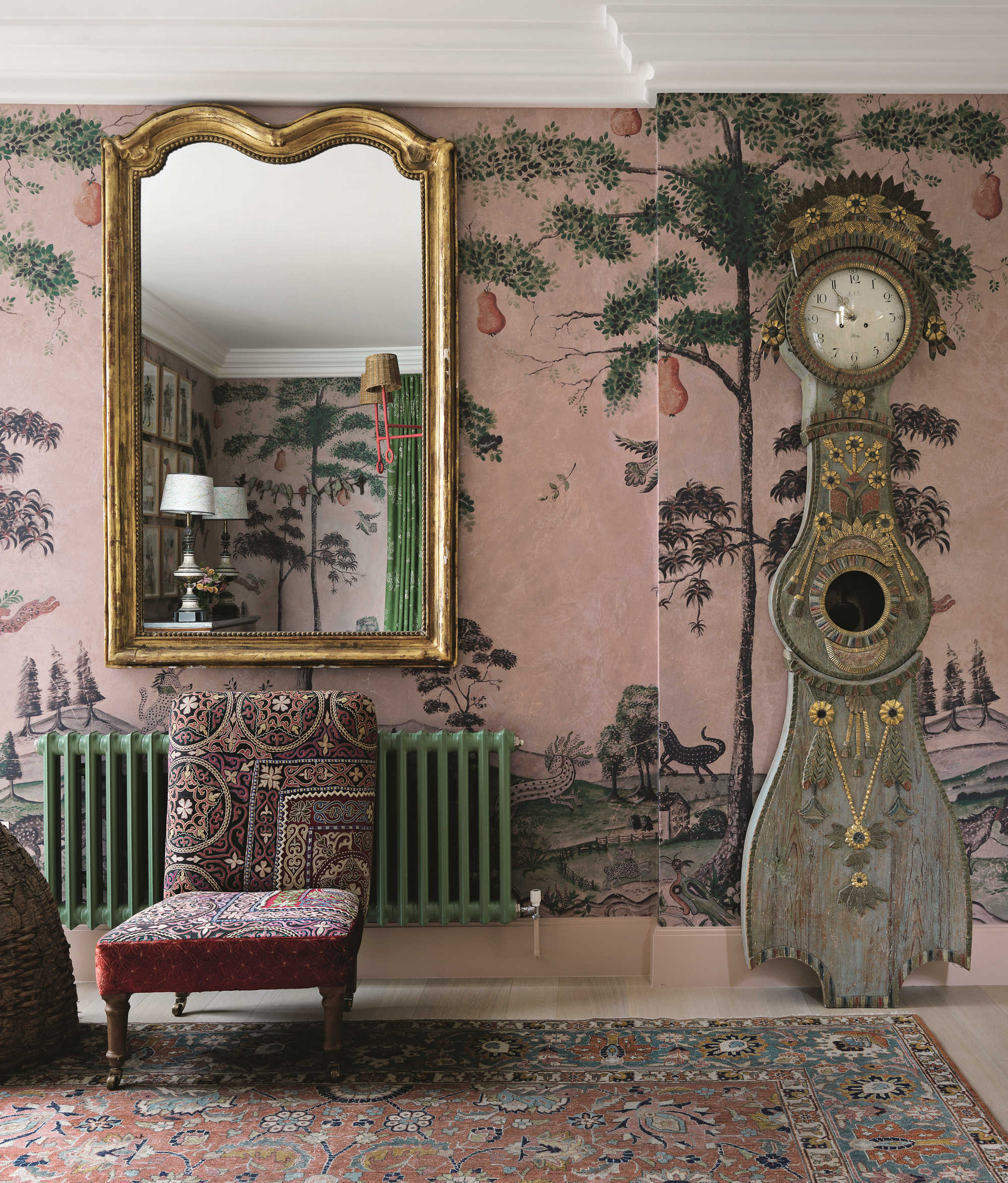 Kit Kemp: Hyde Park Gate, private residence, London, UK, 2020. Photo by Simon Brown, courtesy of Firmdale Hotels 