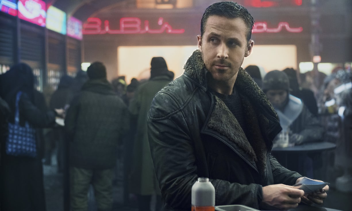 Ryan Gosling chows down on some tasty protein in Blade Runner 2049