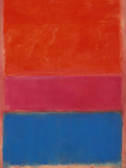 Mark Rothko’s 1954 painting No.1 (Royal Red and Blue) sold for $75,122,500