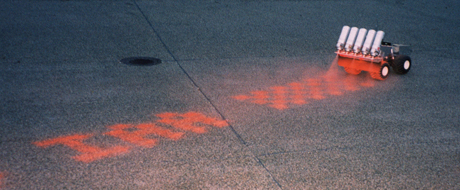 Graffiti Writer (Robot for writing street graffiti), 1998, Institute for Applied Autonomy, USA