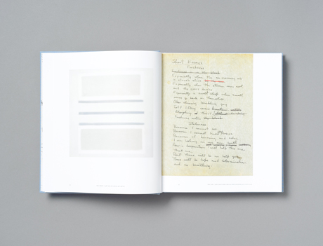 A spread from our Agnes Martin book
