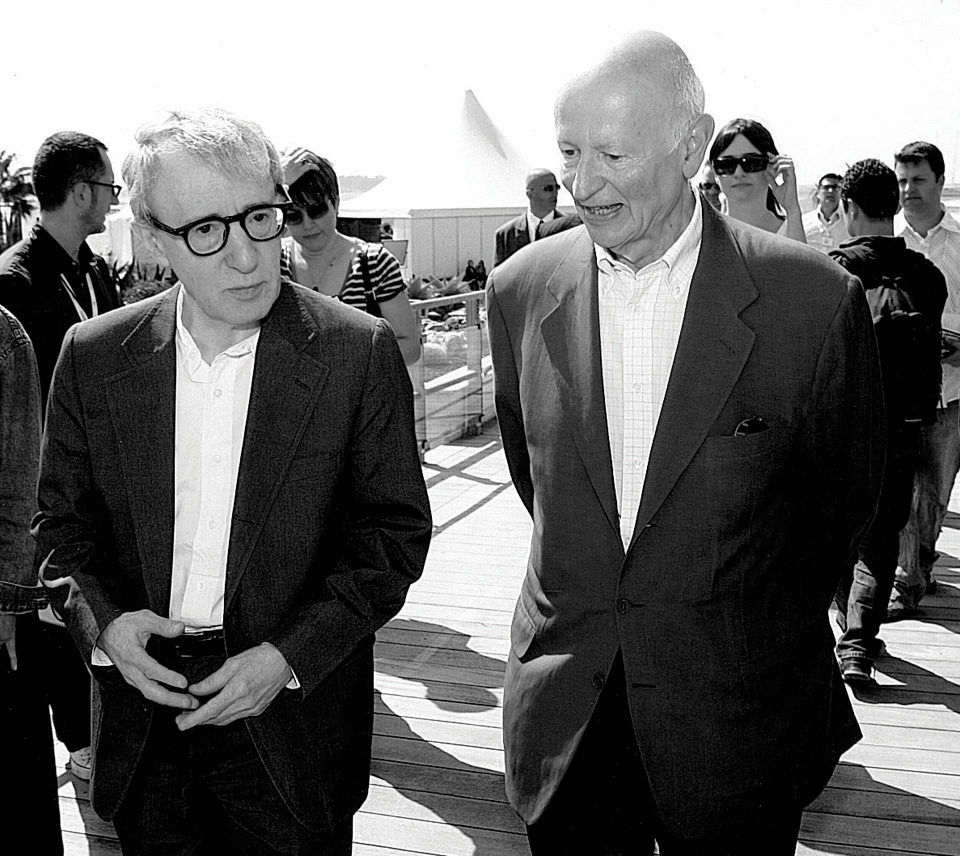 Gilles Jacob with Woody Allen