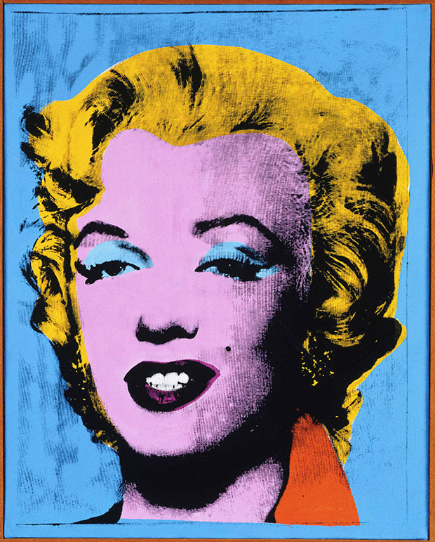 Blue Marilyn, 1962 Andy Warhol - courtesy the Princeton University Art Museum