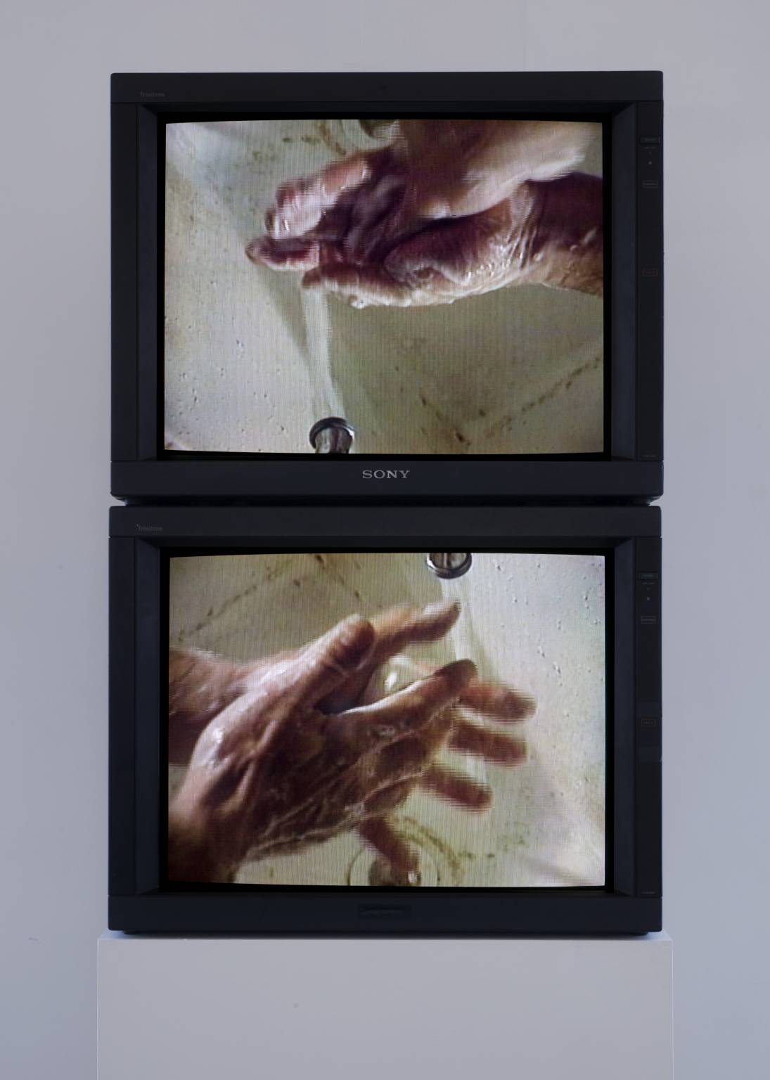 Raw Material Washing Hands, Normal (A of A/B) Raw Material Washing Hands, Normal (B of A/B) (1996)  Bruce Nauman