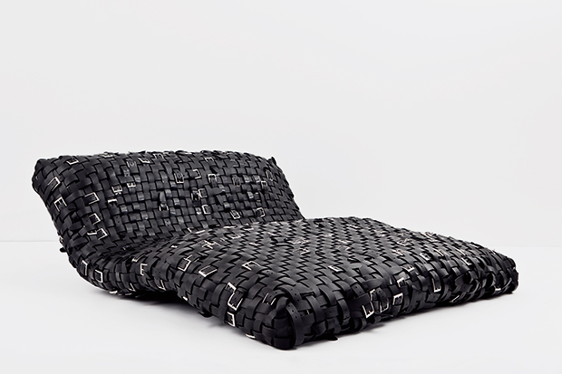 Belt Couch (2004) by Monica Bonvicini