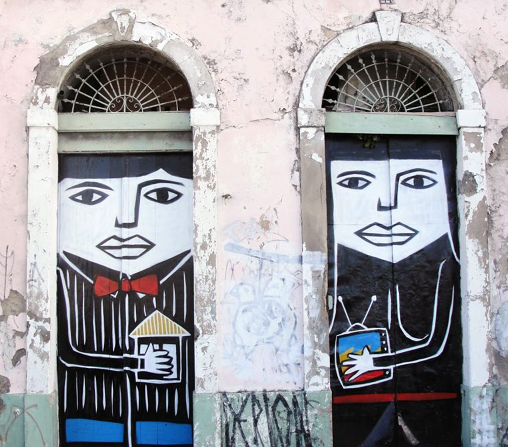 One of Derlon Almeida’s works in Recife, Brazil. As reproduced in our book Brazil