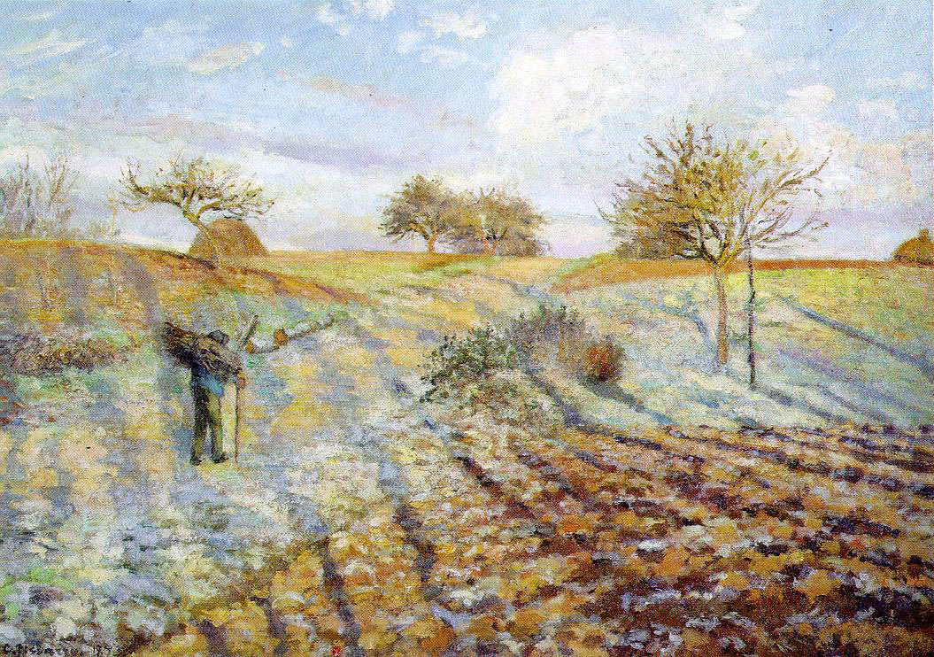 Hourfrost (1873) by Camille Pissarro