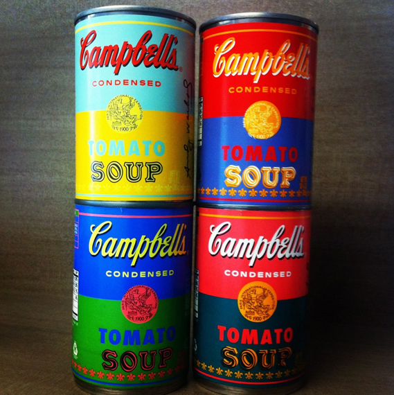 Campbell's new soup cans