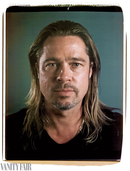 Brad Pitt (2013) by Chuck Close for Vanity Fair