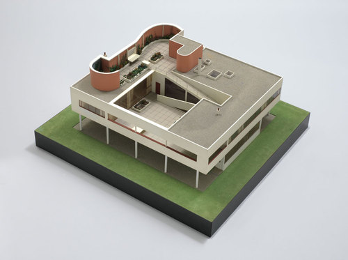 Le Corbusier with Pierre Jeanneret. Villa Savoye model (1929–31)