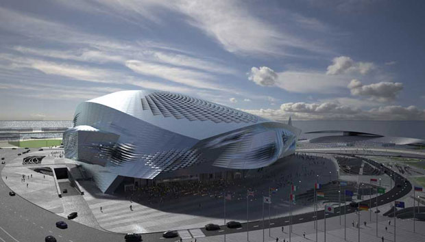 the Dalian Conference Centre by Coop Himmelb(l)au
