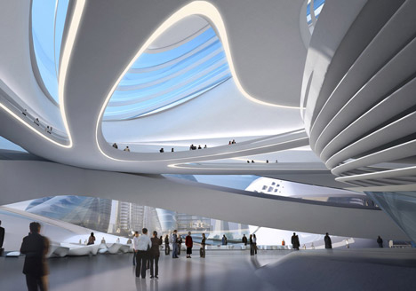 Changsha Meixi Lake International Culture & Arts Centre - Zaha Hadid Architects