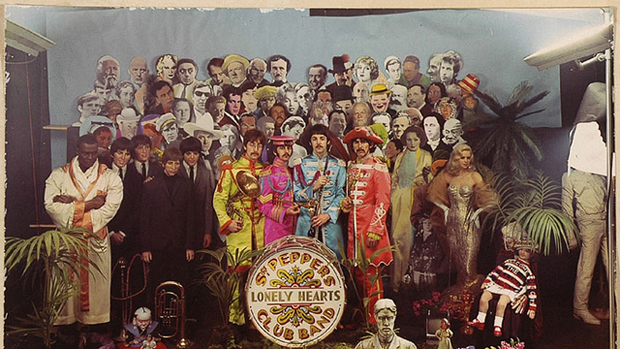 The original Sgt Pepper's Lonely Hearts Club Band shoot