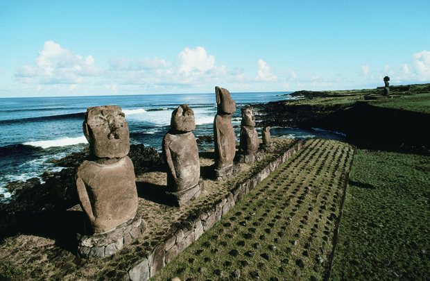 Chile's Easter Island statues