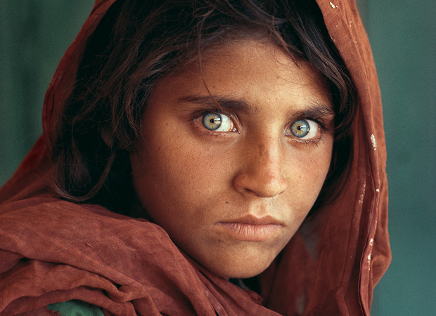 Afghan Girl near Peshwar, Pakistan, 1984, by Steve McCurry