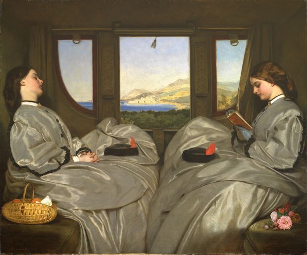 The Travelling Companions (1862) by Augustus Leopold Egg, courtesy of the Birmingham Museum & Art Gallery/Art Everywhere