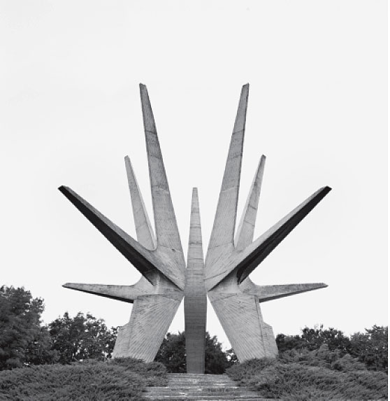 Monument To The Fallen Soldiers Of The Kosmaj Partisan Detachment, Kosmaj, near Belgrade, Serbia, 1970, by Vojin Stojic and Gradimir Medakovic