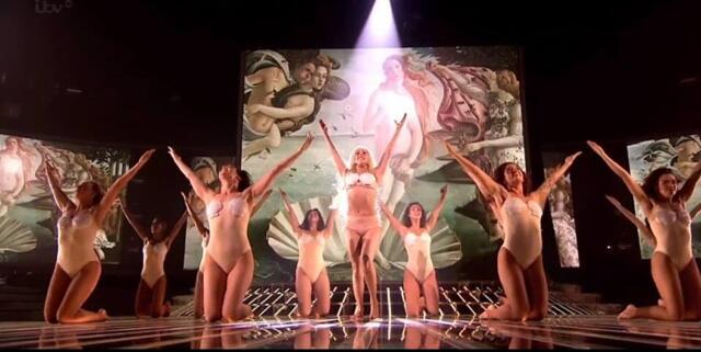 Gaga's Botticelli inspired X-Factor performance
