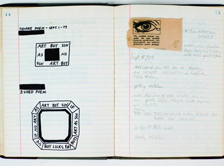 Keith Haring's journal