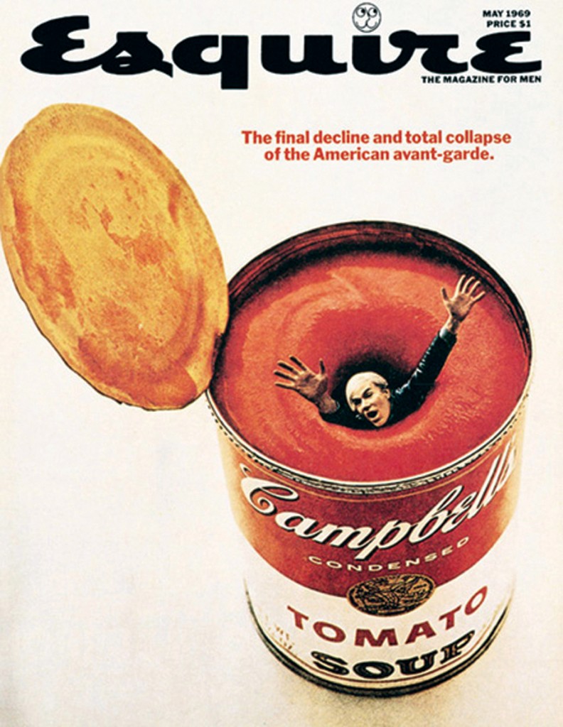 George Lois' May 1969 Andy Warhol cover for Esquire