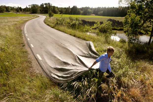 Go your own road, 2008 by Erik Johansson - As featured in The Photography Book - Image courtesy of erikjohanssonphoto.com