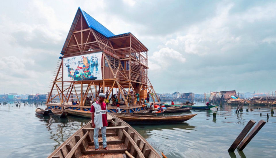 the Makoko Floating School, by Nlé architects