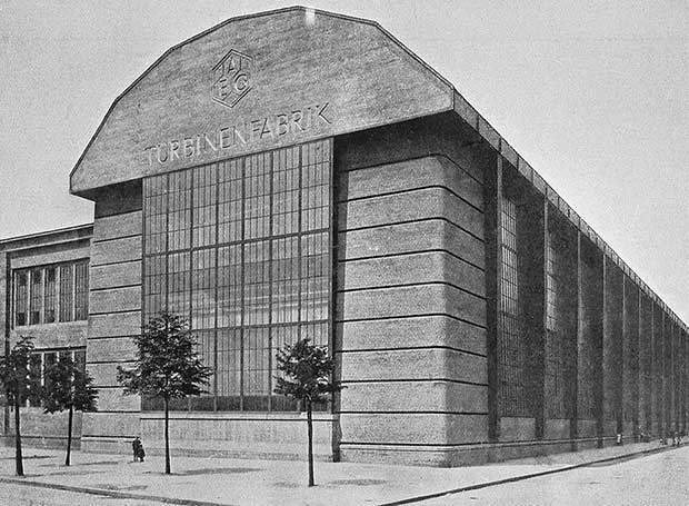 Peter Behrens, AEG Turbine Factory, Berlin, 1907-10