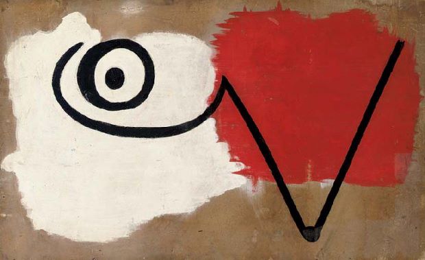 Painting for the Ballet Jeux D'Enfant (1932) by Joan Miro