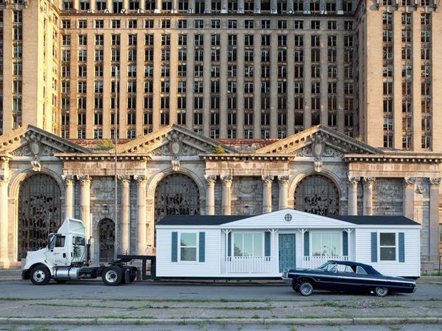 Mike Kelley Mobile Homestead, image courtesy of MoCAD and the Mike Kelley Foundation for the Arts. Photograph by Corinne Vermeulen