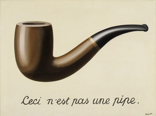 La Trahison des images (The Treachery of Images) (1928-29) by René Magritte