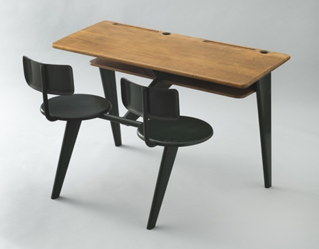 Jean Prouvé. School desk. 1946. Manufactured by Ateliers Jean Prouvé, Nancy. The Museum of Modern Art, New York. Dorothy Cullman Purchase Fund
