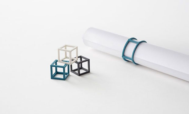 Cubic rubber band - Nendo
