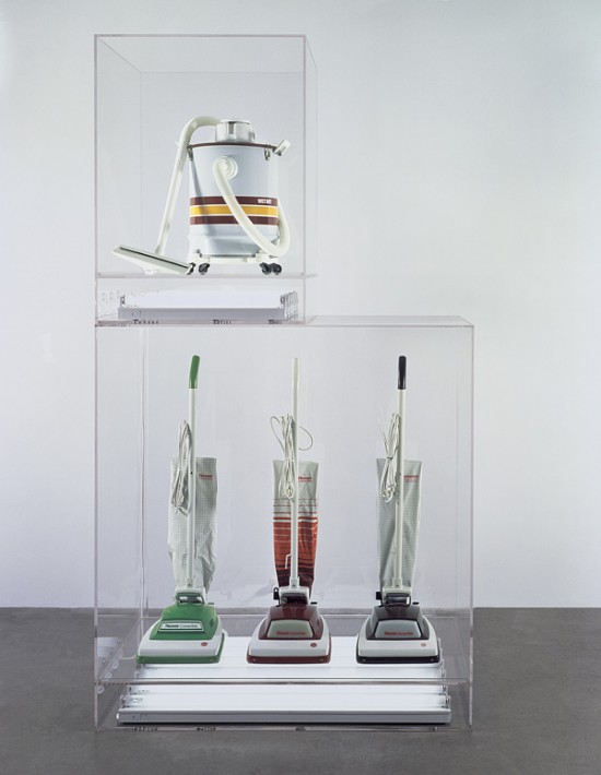 New Hoover Convertibles, Green, Red, Brown, New Shelton Wet/Dry 10 Gallon, (1979) by Jeff Koons