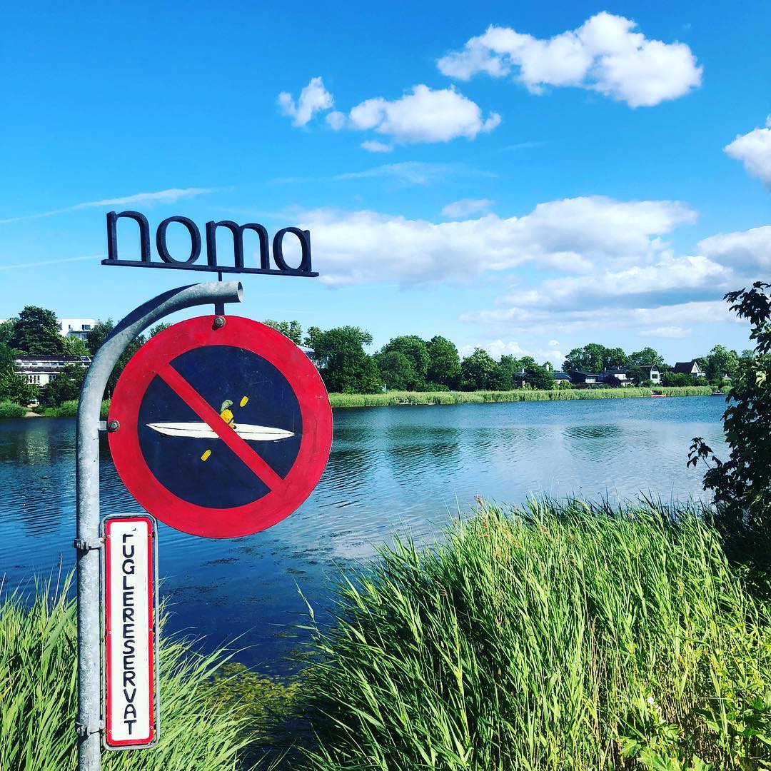 Noma's no-kayaking sign. Image courtesy of @reneredzepinoma's Instagram