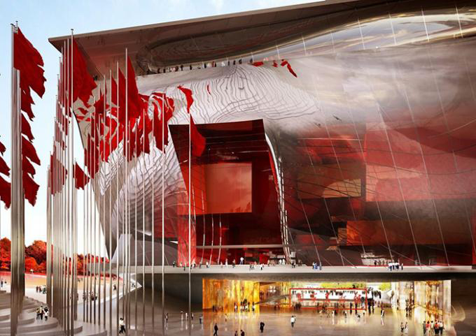 Jean Nouvel's winning designs for Jean The National Art Museum of China