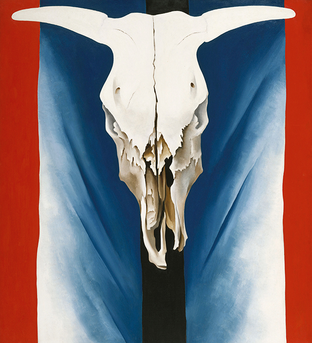 Cow’s Skull: Red, White, and Blue, 1931