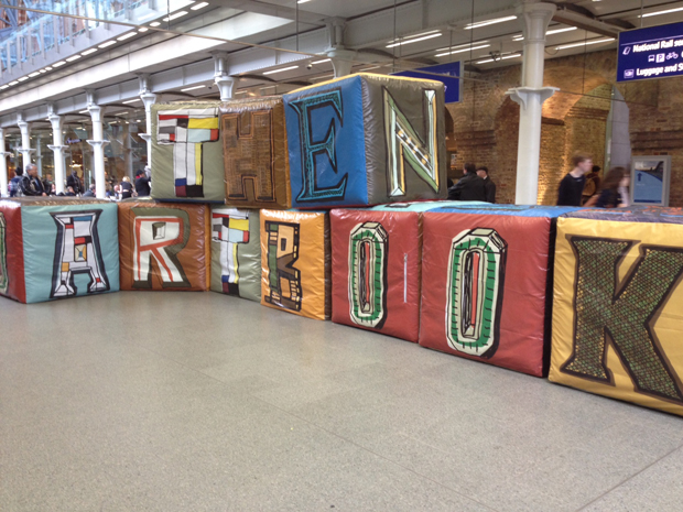 The Art Book Challenge at St Pancras on Saturday
