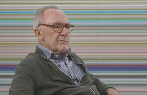 Gerhard Richter during his Louisiana Museum interview, 2016