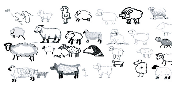 Drawings from The Sheep Market
