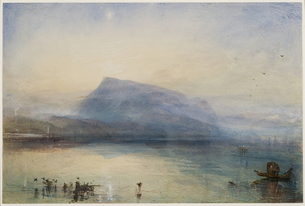The Blue Rigi, Sunrise (1842) by JMW Turner