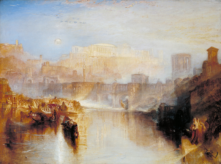 Ancient Rome; Agrippina Landing with the Ashes of Germanicus ( 1839) by JMW Turner