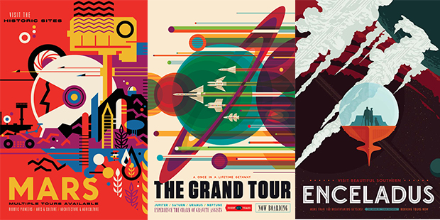 Nasa's Visions of the Future posters